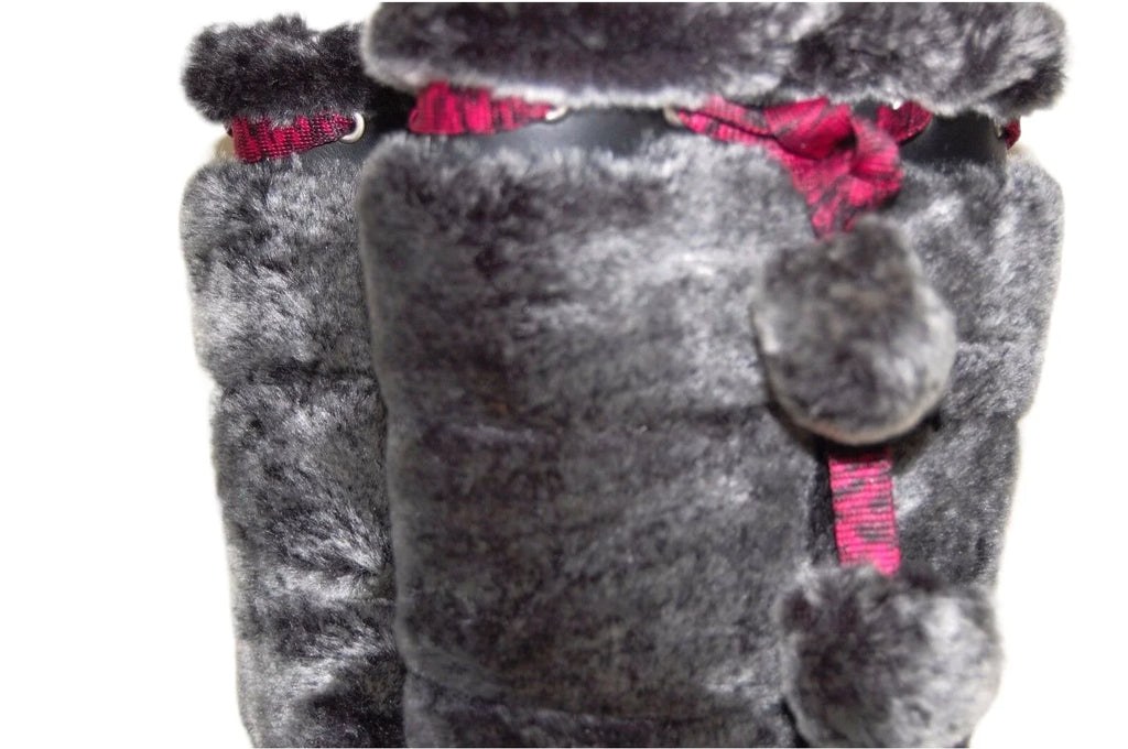 Timberland Preschool Youth Winterberry Tall Fur Medium Boot Black 59794 size 1.5