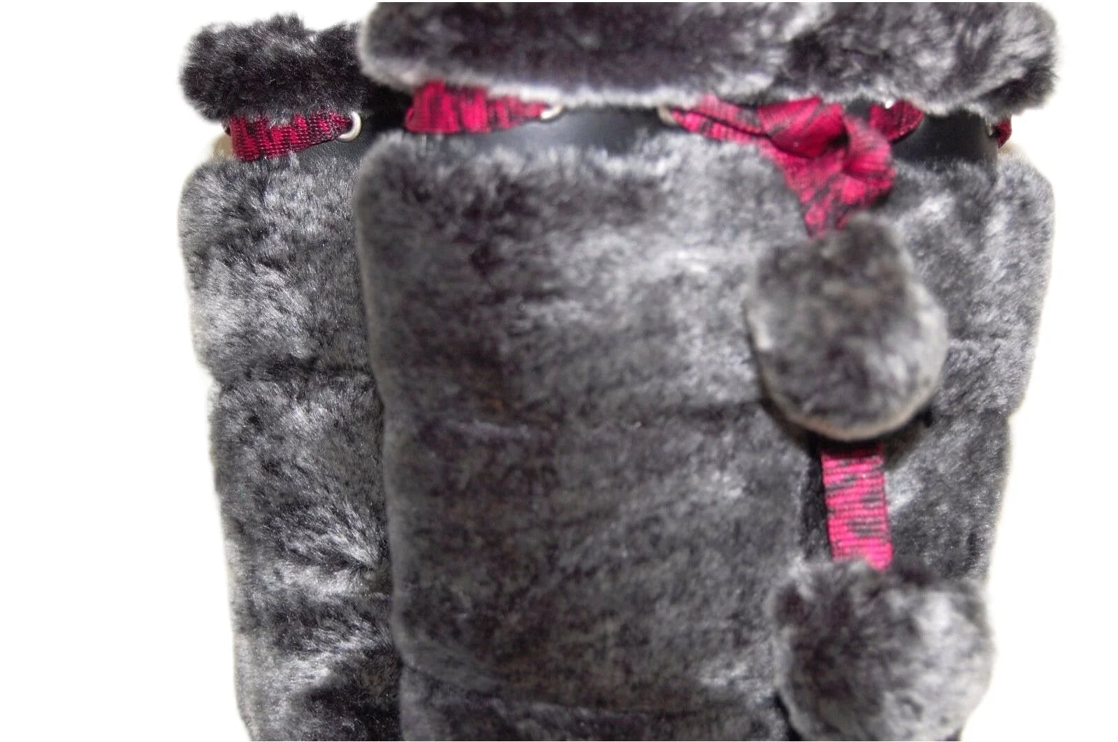 Timberland Preschool Youth Winterberry Tall Fur Medium Boot Black 59794 size 1.5