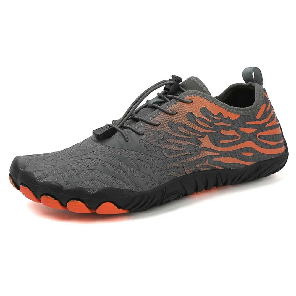SunyaMood Wading Shoes Barefoot Diving Shoes Anti Slip for Water Activities (Grey 40)