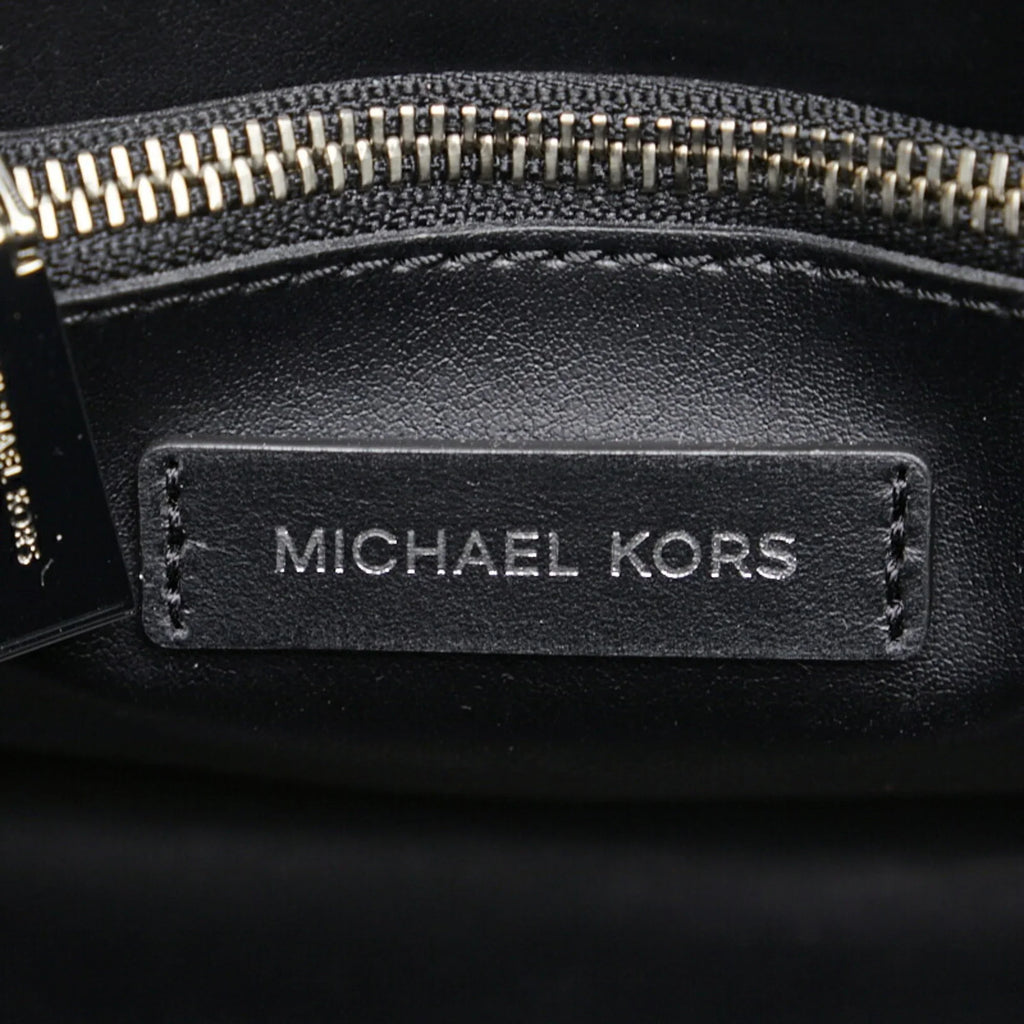 Pre-Owned Michael Kors Mercer Studio Woven Handbag Shoulder Bag Black Leather Patent Women's (Good)