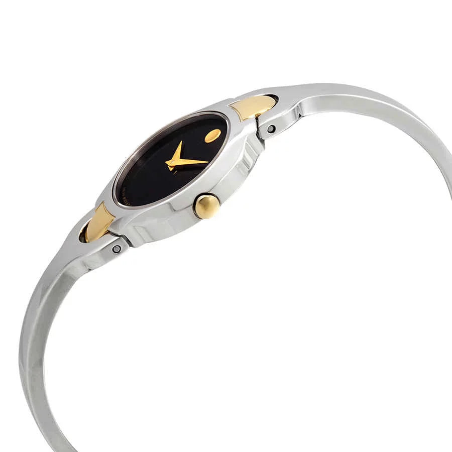 Movado Kara Quartz Black Dial Ladies Watch 0606948