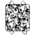 Black and White Damask Pattern Classic Vintage French Floral Swirls Pet Car Seat Cover Dog Car Seat Mat Hammock Cargo Mat Trunk Mat For Cars Trucks and  54x60 inches