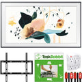 Samsung QN65LS03TA The Frame 3.0 65-inch  Smart 4K   (2020 Model) Customizable Frame Bundle with TaskRabbit Installation Services + Deco Gear Wall Mount +  Cables + Surge Adapter