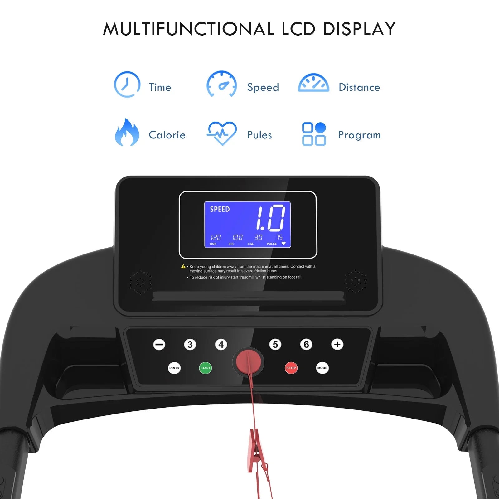 Walking Pad, Sturdy & Durable Under Desk Treadmill, Folding Treadmill with 300LBS Capacity, Beautifully Designed Installation-Free Treadmills for Home Bluetooth Speaker