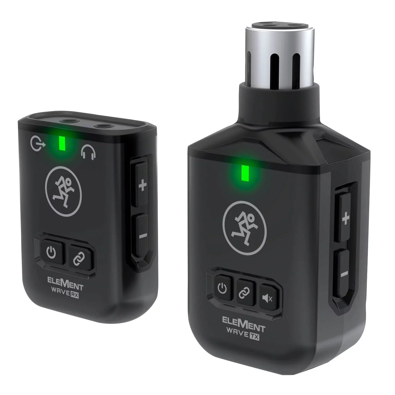 (2) Mackie EleMent Wave  Wireless Handheld Microphone Systems Duo Package