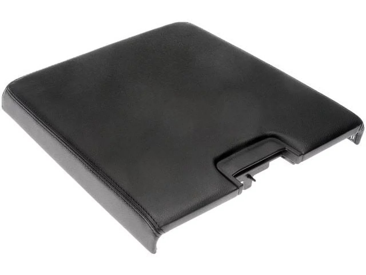 Front Console Lid - Black - Compatible with 2007 - 2013 Chevy Silverado 2500  (with Split Bench Seat) 2008 2009 2010 2011 2012