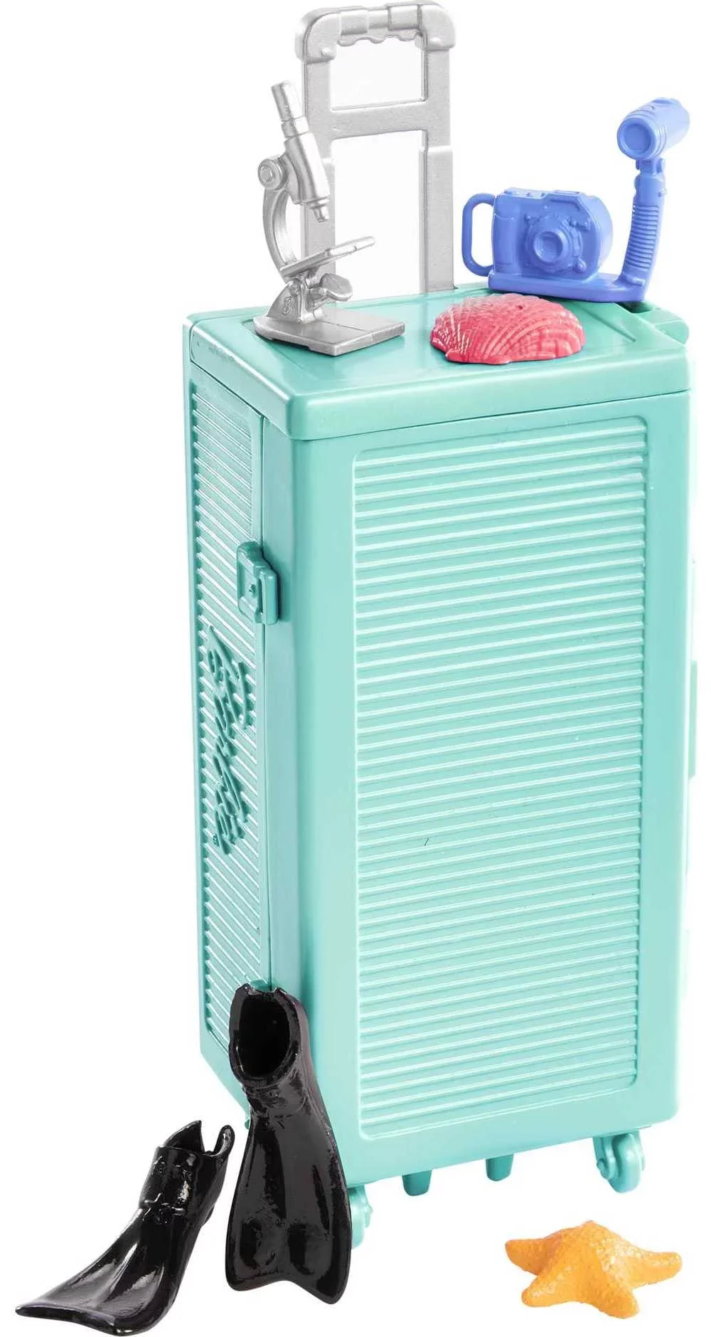 Barbie Marine Biologist Doll & 10+ Accessories, Mobile Lab Playset with Brunette Doll & Storage