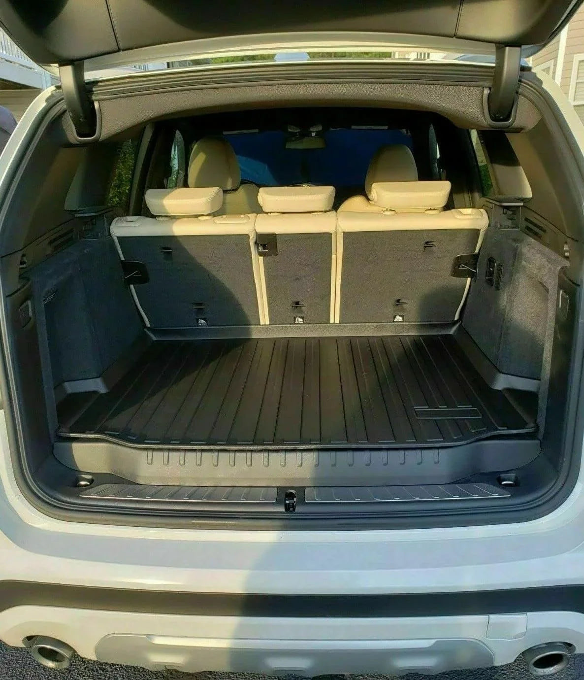 Cargo Liner – Trunk Mat for  X3 2018-2024 – Weather-Resistant Trunk Mats for Cars with Raised Lip – Non-Slip Car Trunk Mat Rubber – Easy to Install – Laser Pre-Cut Design