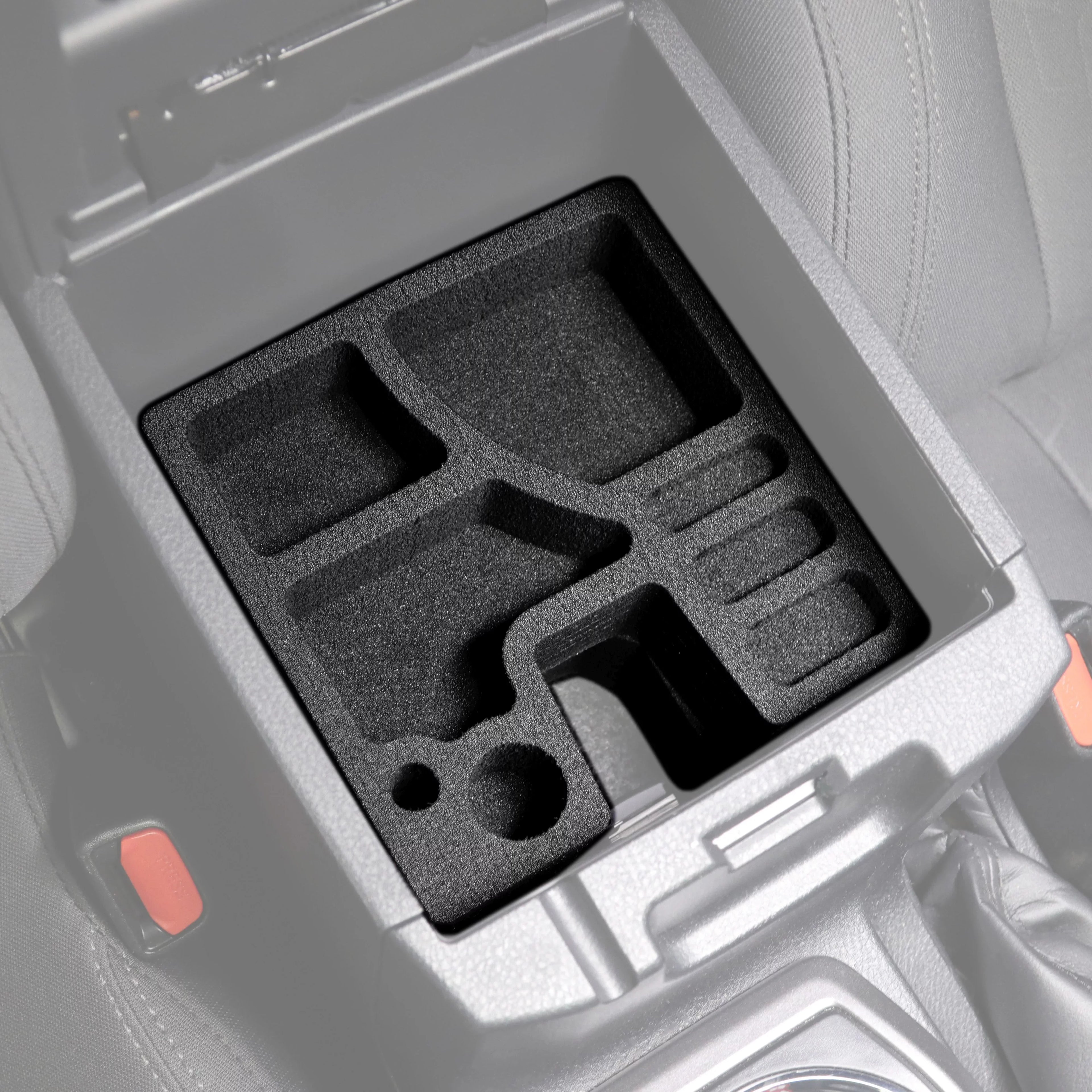 Red Hound Auto Full 5 Piece Vehicle Organizer Set Fits Center Console Rear Seat and Glove Box Inserts Compatible with Toyota Tacoma 2016-2020