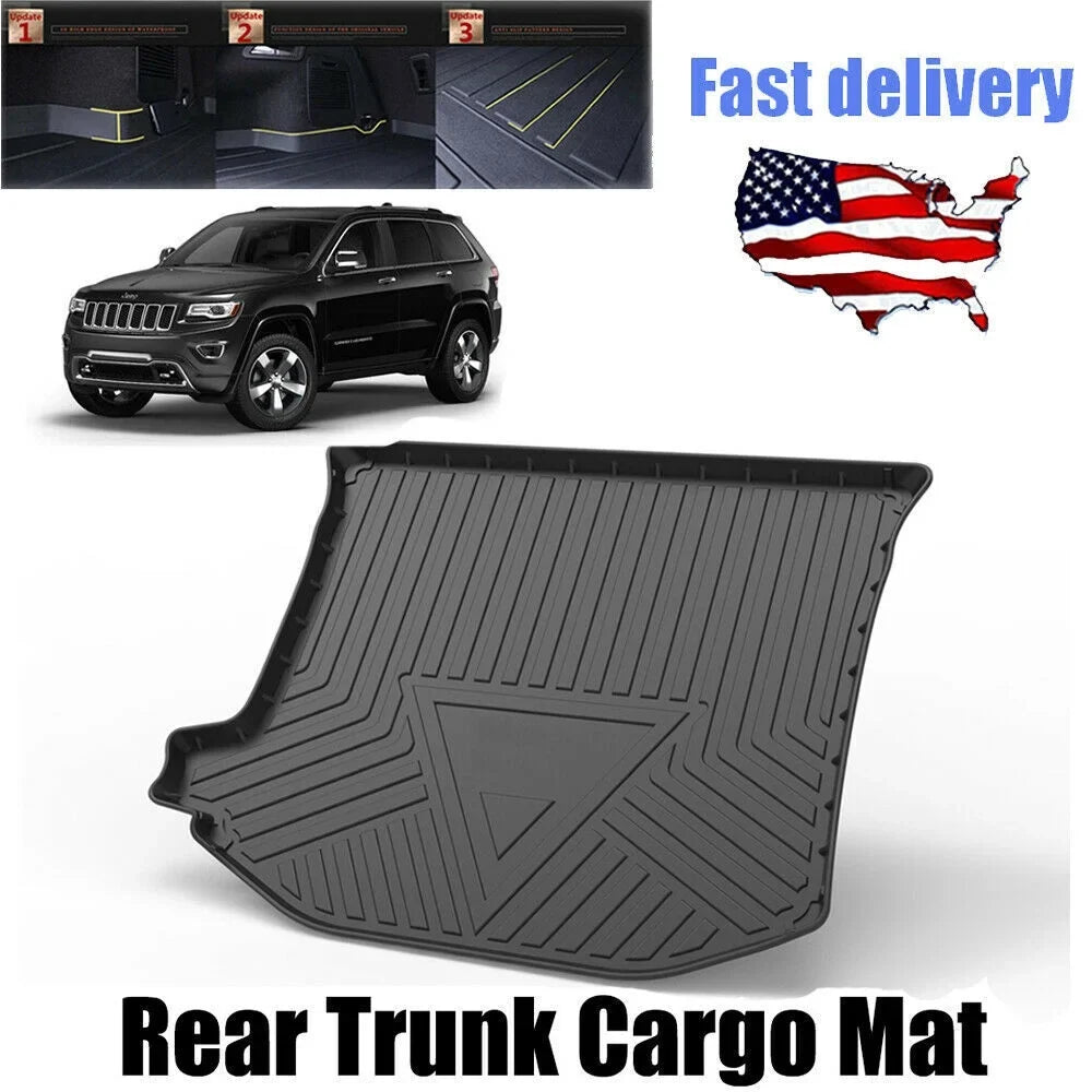 Trunk Mats Material 3D Molded Protection For Jeep Grand Cherokee 2011-2021 Cargo Mats