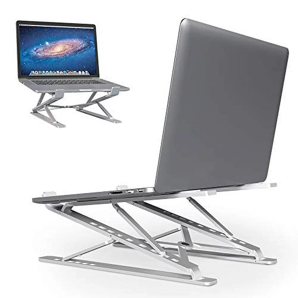 Laptop Stand Adjustable Laptop Riser Ergonomic Laptop Tray for Tablet & Laptop (10inch - 15.6inch) for iPad, for MacBook Pro/Air, Surface Laptop, Samsung,  Notebook