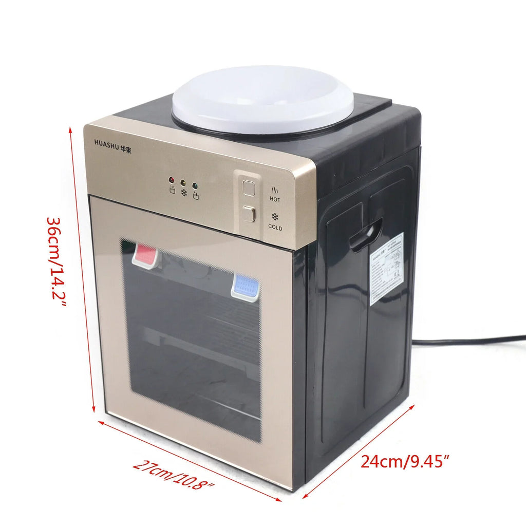 5 Gallon Electric Hot Cold Water Dispenser Top Loading Stainless Steel for Home Office