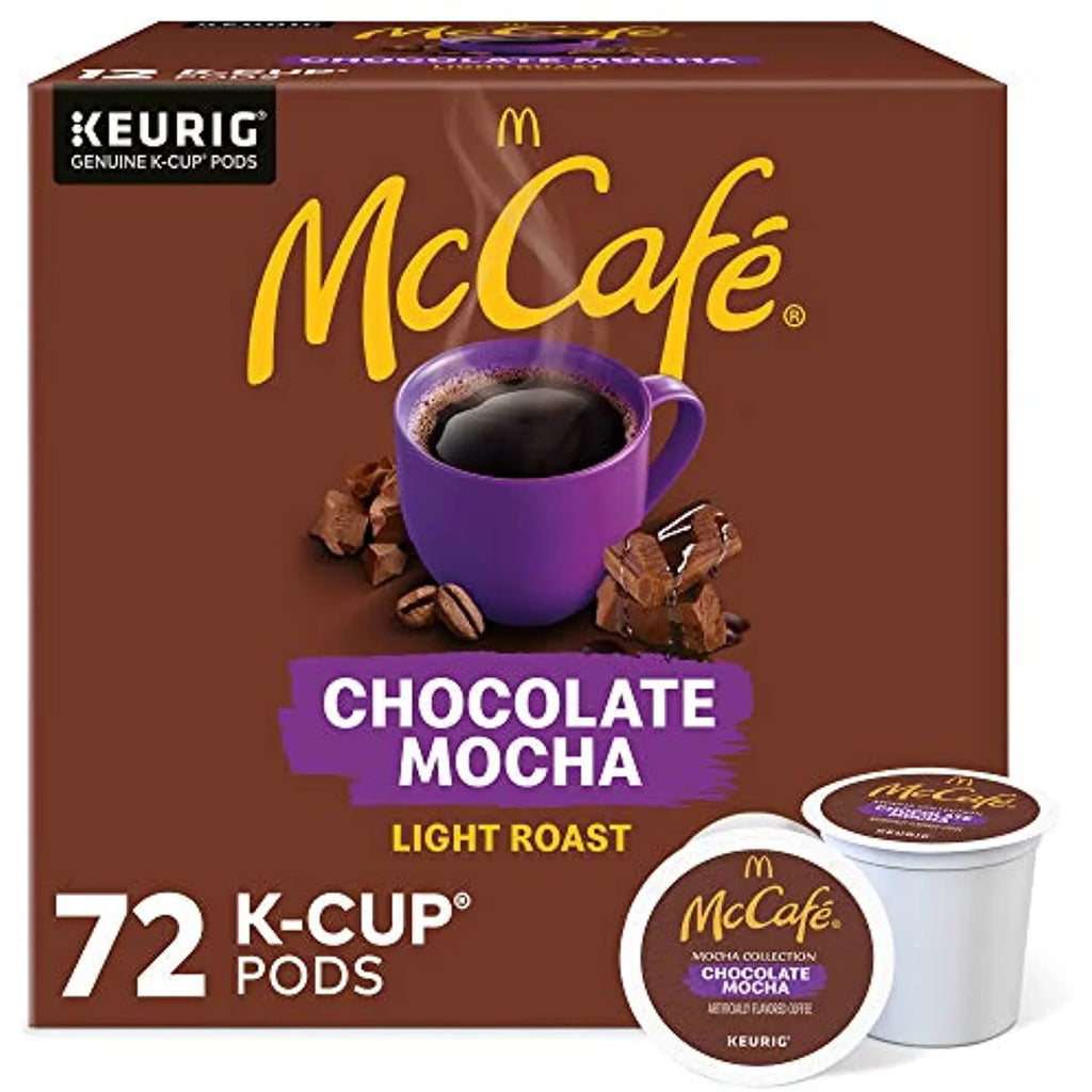 Mccafe Chocolate Mocha, Single Serve Coffee Keurig K-Cup Pods, Flavored Coffee, 72 Count