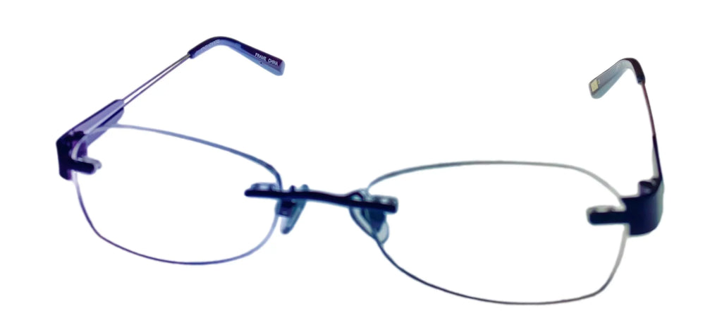 Jones New York Mens Black Rimless Rectangle Eyewear Frame, J471. 51mm