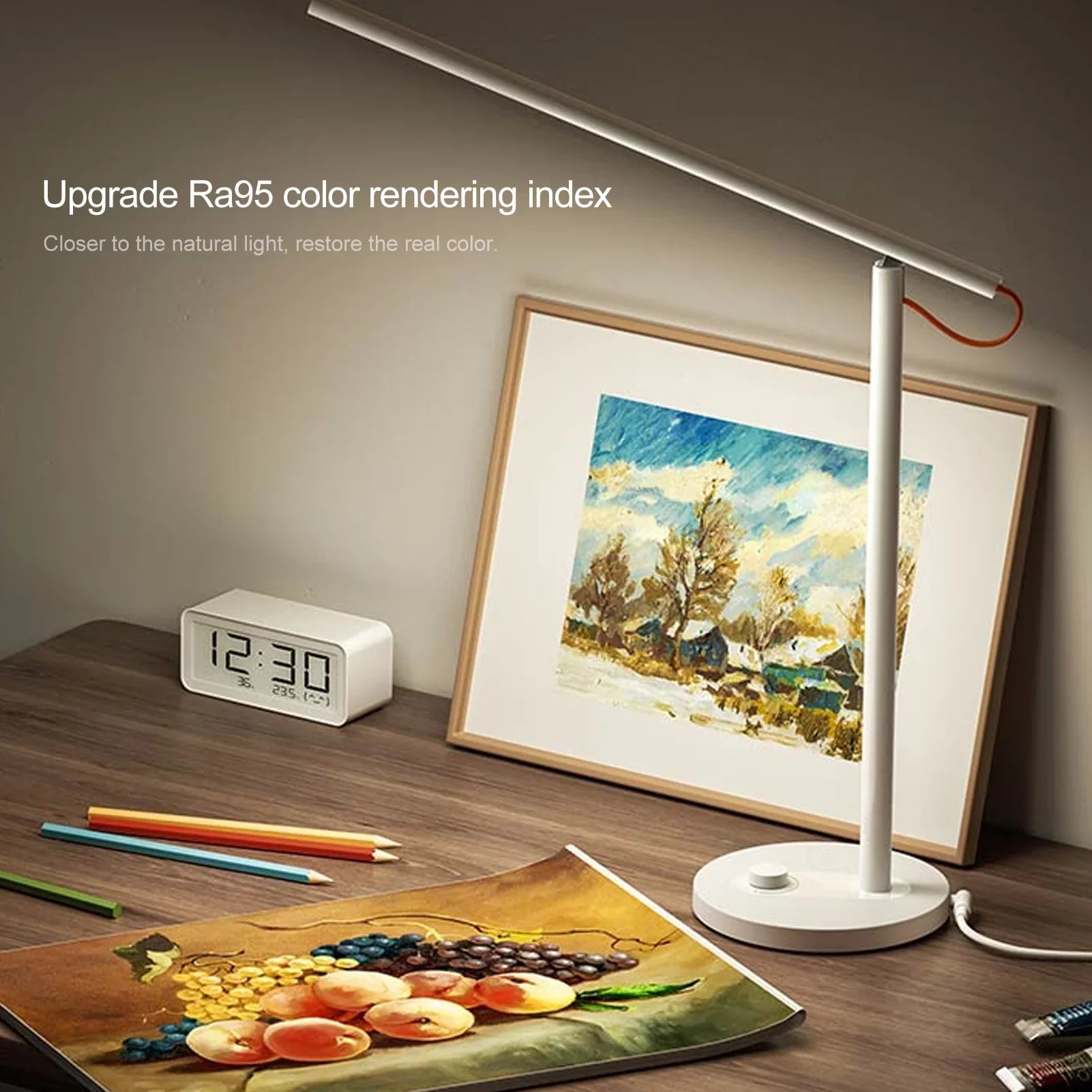 Desk Smart Remote Control Dimmable Table Lamps Desklight Support Mobile Phone App Control 4 Mode,Flicker-Free Ra>95
