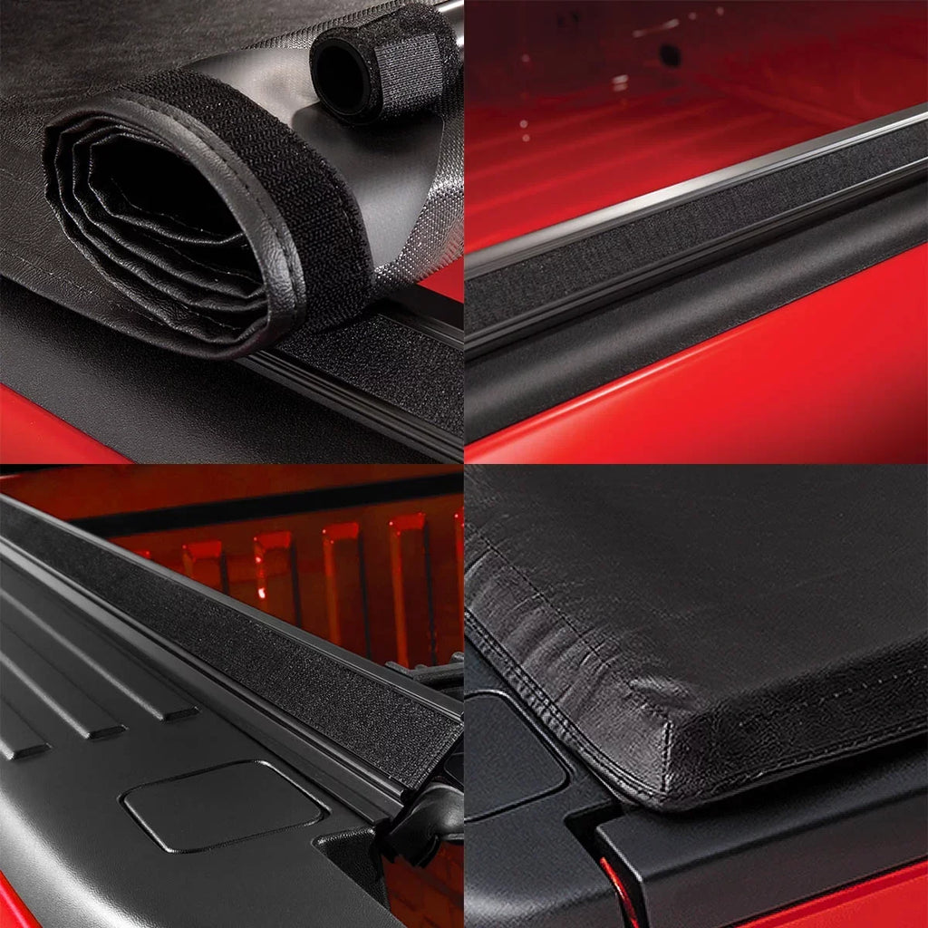 Auto Drive --56001 Soft Roll up Truck Bed Tonneau Cover Fits 2022-23 Toyota Tundra (Excl. Trail Edition) 5'6" Bed (66.7")