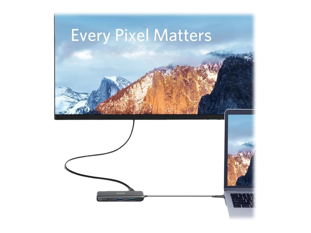 Anker Premium 7-in-1 -C Hub - Docking station - -C -