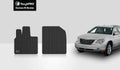 ToughPRO - Two Front Mats Compatible with  Pacifica - All Weather Heavy Duty (Made in ) - Black Rubber - 2008