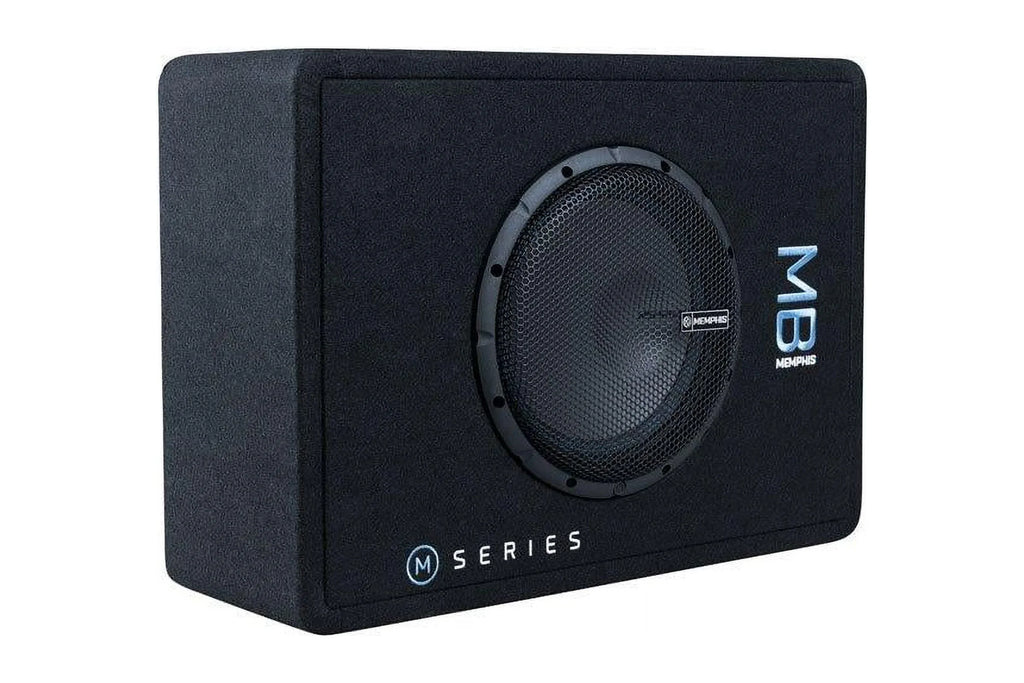 Memphis Audio MBE10SP 10 Inch 500W Amplified Subwoofer Single Bass System 2 Ohm