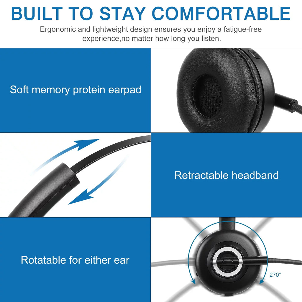 Comfortable Bluetooth Headset, -M97 Wireless Headset with Microphone, Wireless Cell Phone Headset with Noise Isolation Mic Charging Base Mute Function for Oppo RX17 Pro With Charging Dock