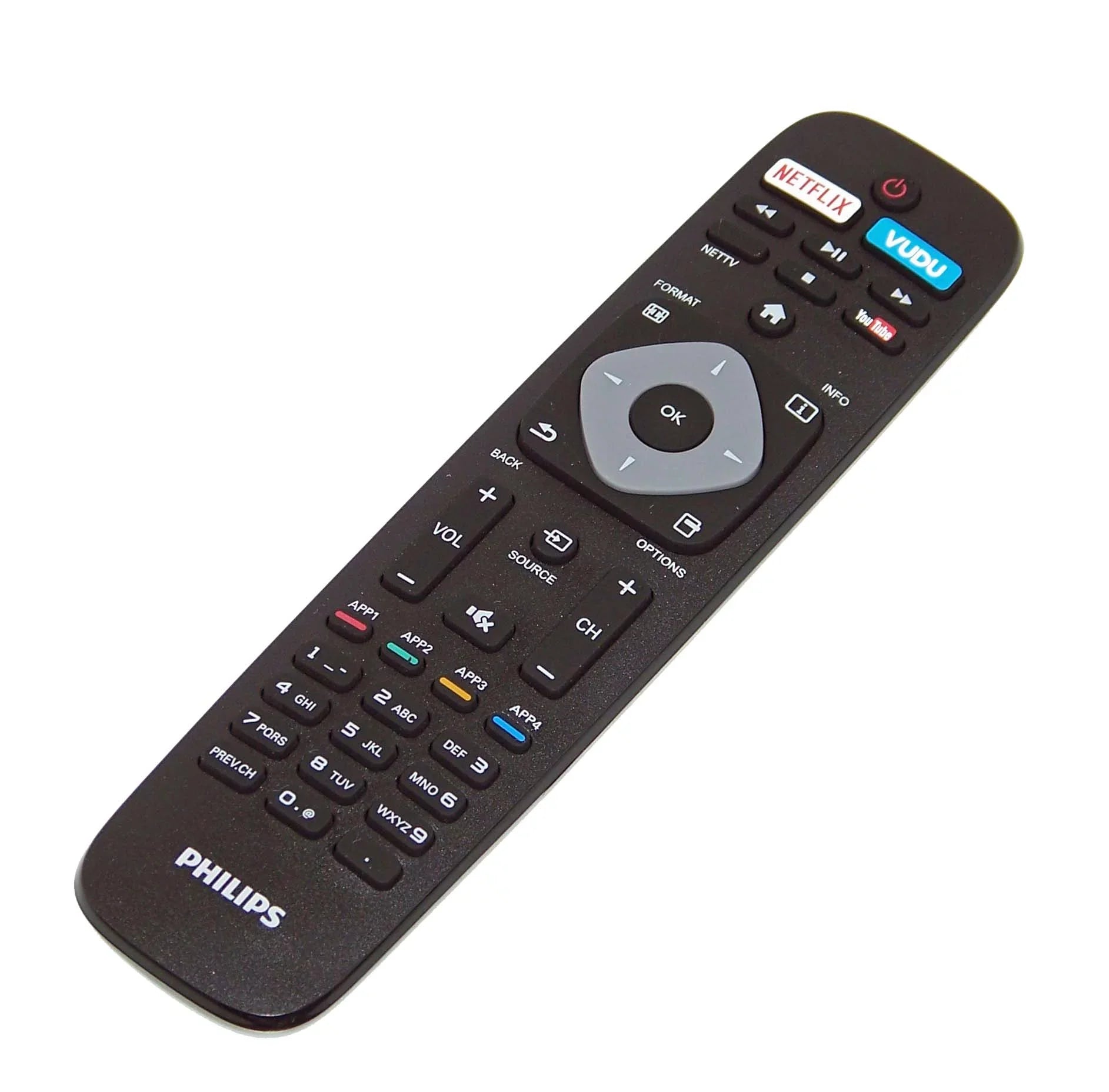 Philips Remote Control Originally Shipped With: 55PFL6900, 55PFL6900/F7