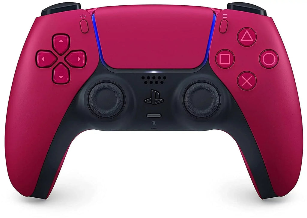 Sony Playstation 5 Disc Version (Sony PS5 Disc) with Cosmic Red Extra Controller,  The Show 21 and Microfiber Cleaning Cloth Bundle