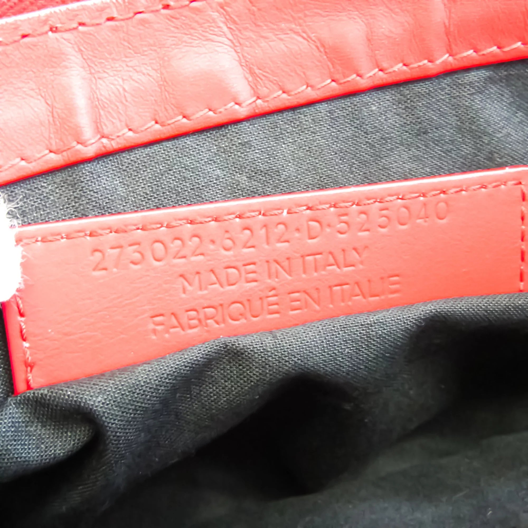 Pre-Owned Balenciaga 273022 Women's Leather Clutch Bag Red Color (Good)