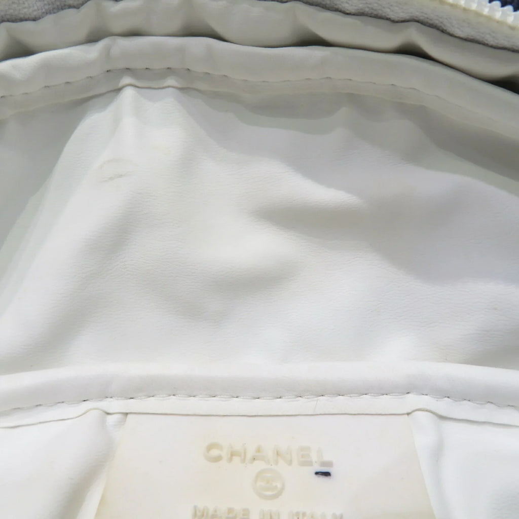 Pre-Owned  Sportsline Waist Bag Body Navy/White Canvas Women's Men's (Good)