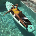 FBsport 10 Ft. Brushed Thickening Inflatable Stand up Paddle Board with Complete Accessories and Carry Bag, Wide Stance, Surf Control, Non-Slip Deck, Standing Boat, Green
