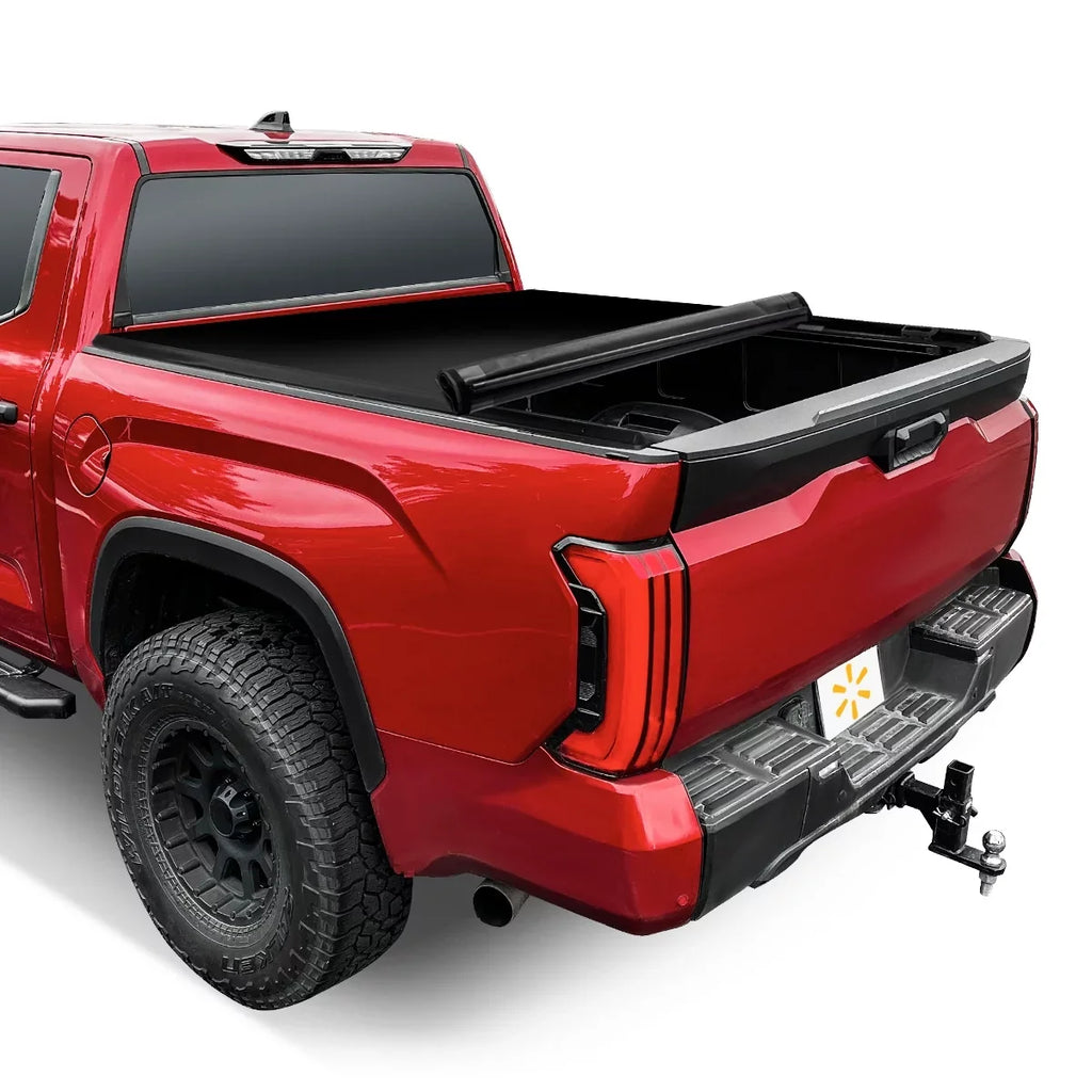 Auto Drive --56001 Soft Roll up Truck Bed Tonneau Cover Fits 2022-23 Toyota Tundra (Excl. Trail Edition) 5'6" Bed (66.7")