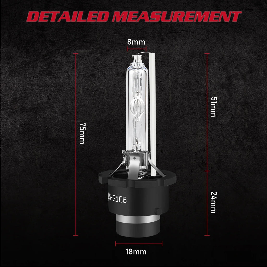 D4S  Headlight Bulbs for Mazda -5 2018 H11 H8 Led Fog Lights 4pcs