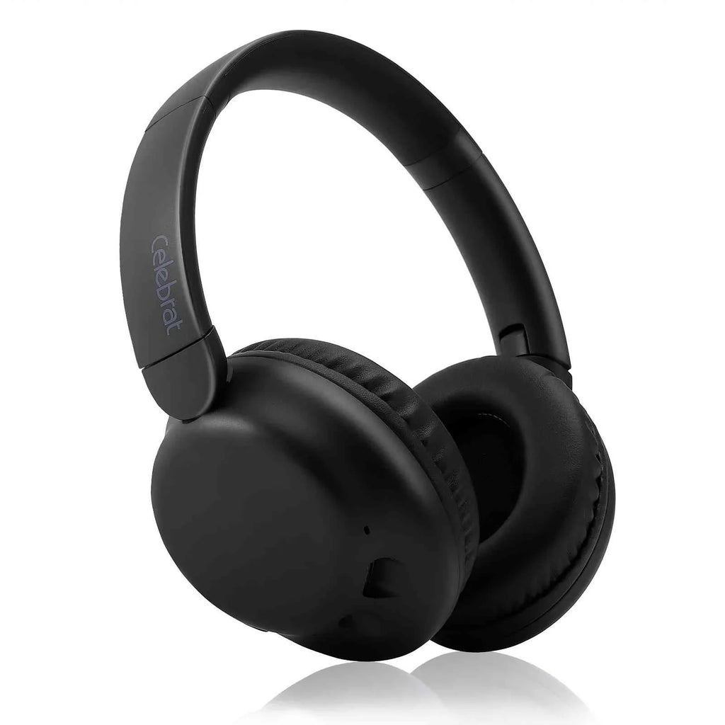 UrbanX Perfect Comfort 955  Overhead Wireless Bluetooth Headphones For Asus Zenfone 5z ZS620KL Noise-Cancelling, with – Black