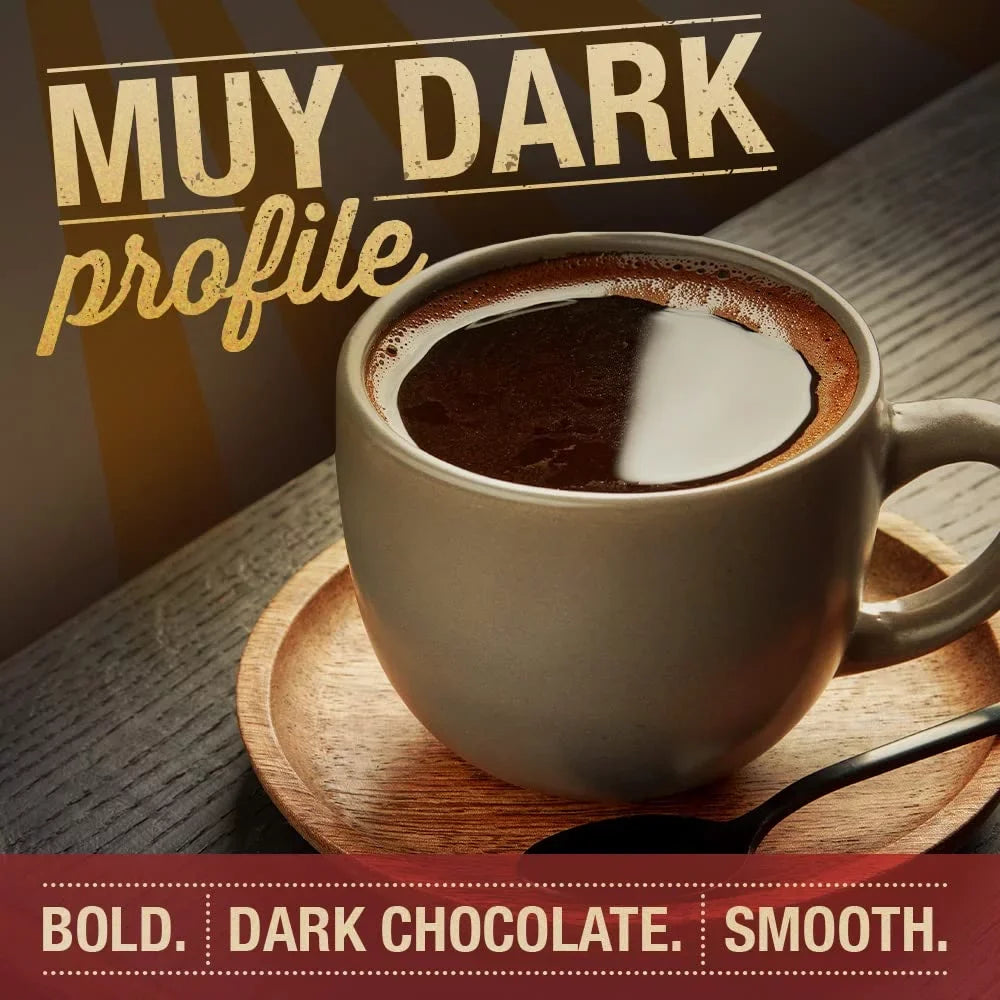 Mayorga Intense Dark Roast Coffee, 2 lb bag - Muy Macho Blend, the World's Strongest Organic Coffee - 100% Arabica Whole Coffee Beans - Bold Flavor - Specialty Grade, Non-, Direct Trade Muy Macho 2 Pound (Pack of 1)