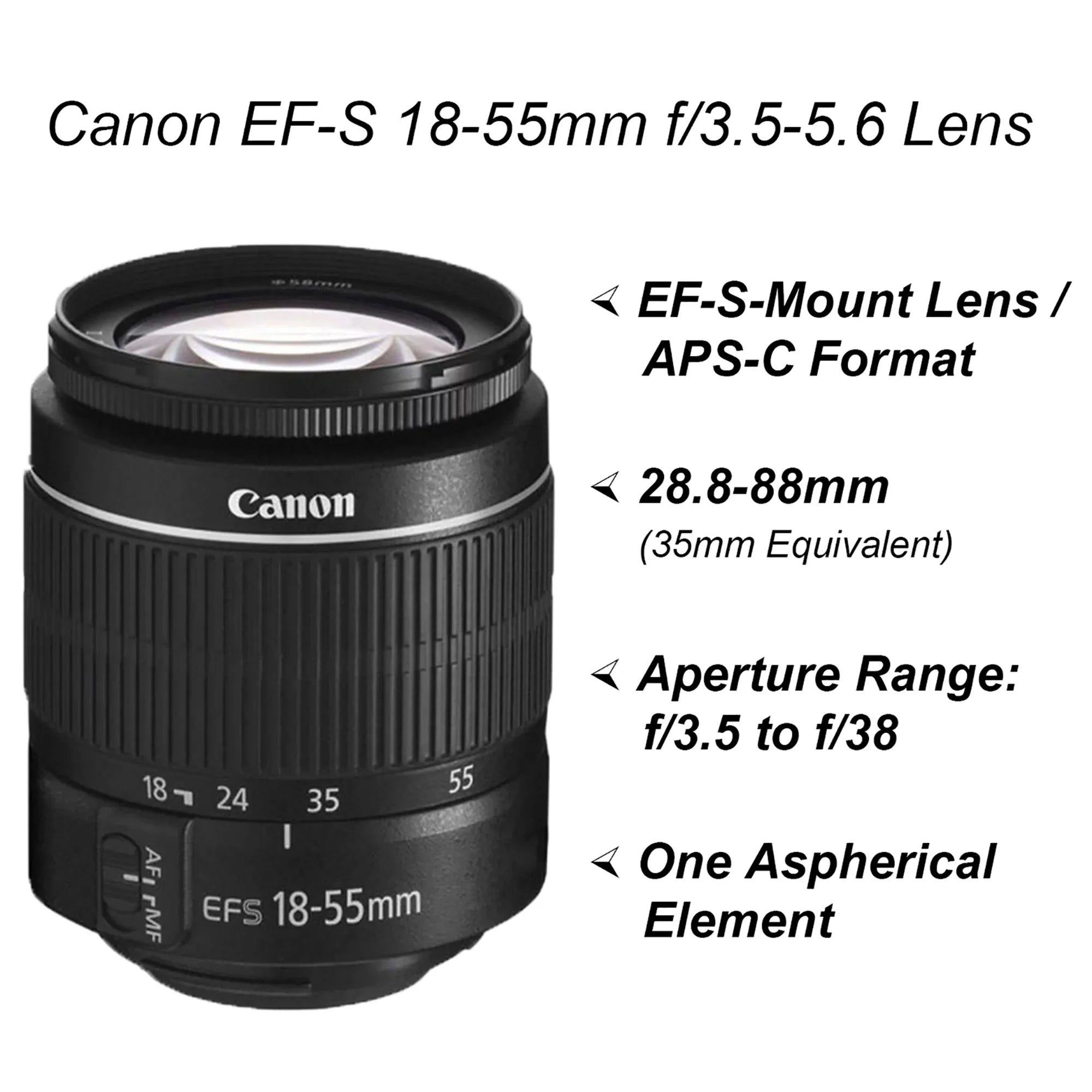 Canon  Rebel T100 / 4000D  Camera with 18-55mm Lens, SanDisk 64GB Memory, Tripod, Backpack and ZeeTech Bundle