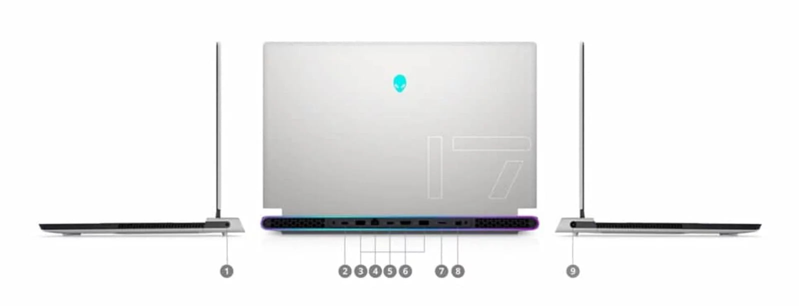 Restored Dell Alienware X17 R1 Gaming Laptop (2021) 17.3"  Core i7 - 1TB  - 64GB  -  3080 8 Cores @ 4.6 GHz - 11th Gen  - 10GB GDDR6X (Refurbished)