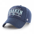 Men's '47 Deep Sea Blue  Seattle Kraken Centerline  Adjustable Hat -