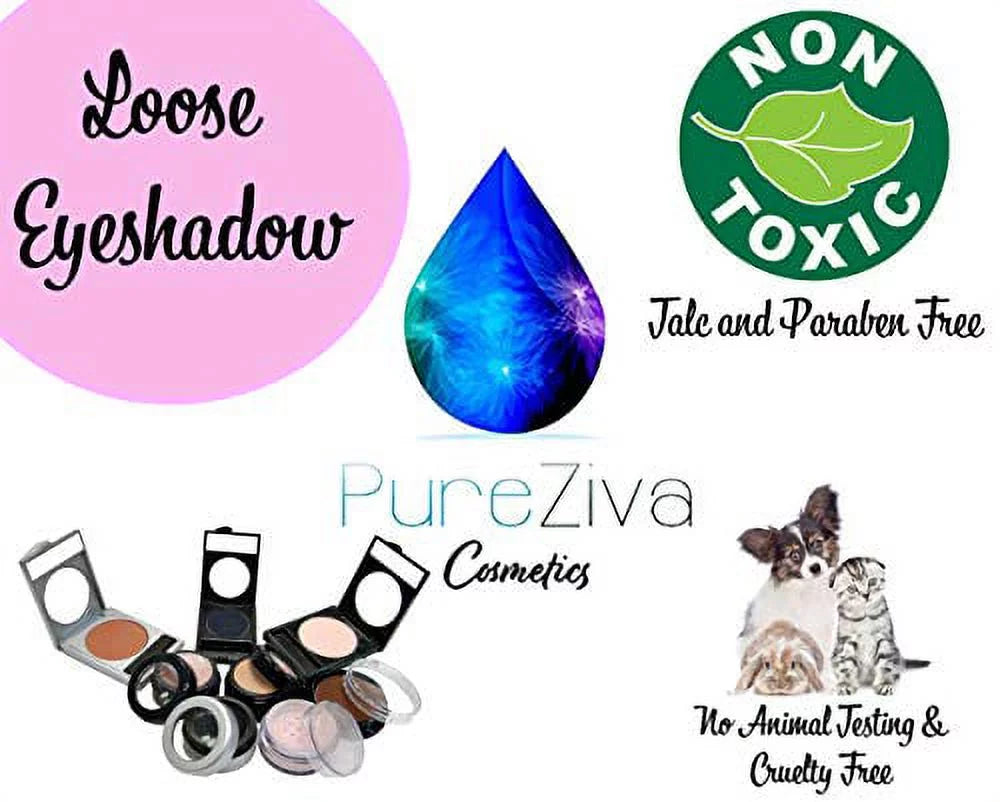 Pure Ziva? Beautiful Deep Mauve Burnt Copper Velvet Red Loose Powder Mineral Gli