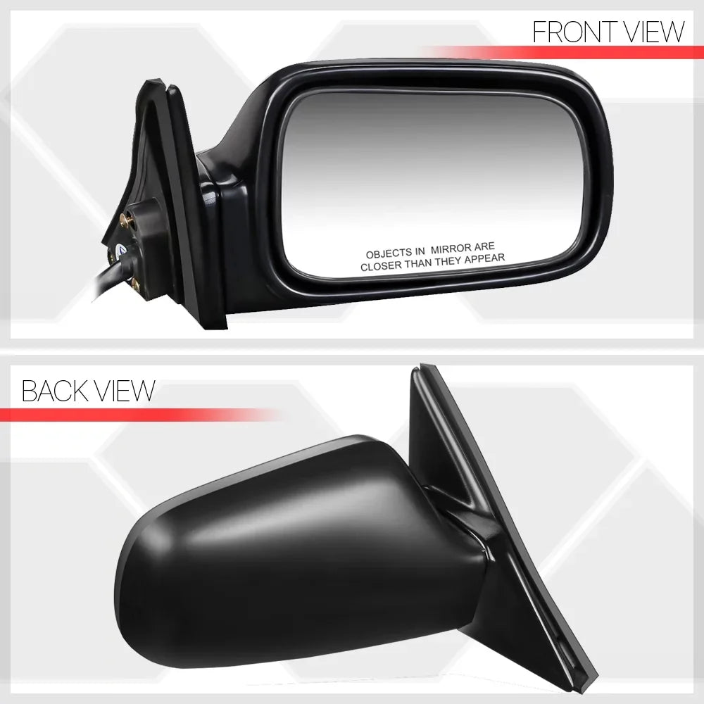 For 1988-1991 Honda Civic Sedan Right Passenger Side Door Mirror Power Operated Rear View Door Espejos 89 90