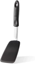 Di Oro Chef Series Standard Flexible Silicone Turner Spatula - 600F Heat Resistant Rubber Kitchen Spatula