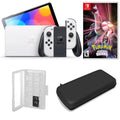 Nintendo Switch  in White with Pokemon Pearl and Accessories