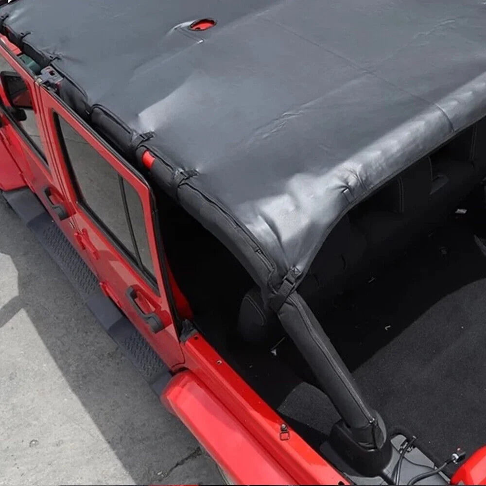 Paddsun Leather Top Sunshade Protection Jeep Wrangler   07-18  Ultimate Sun Protection Easy Installation