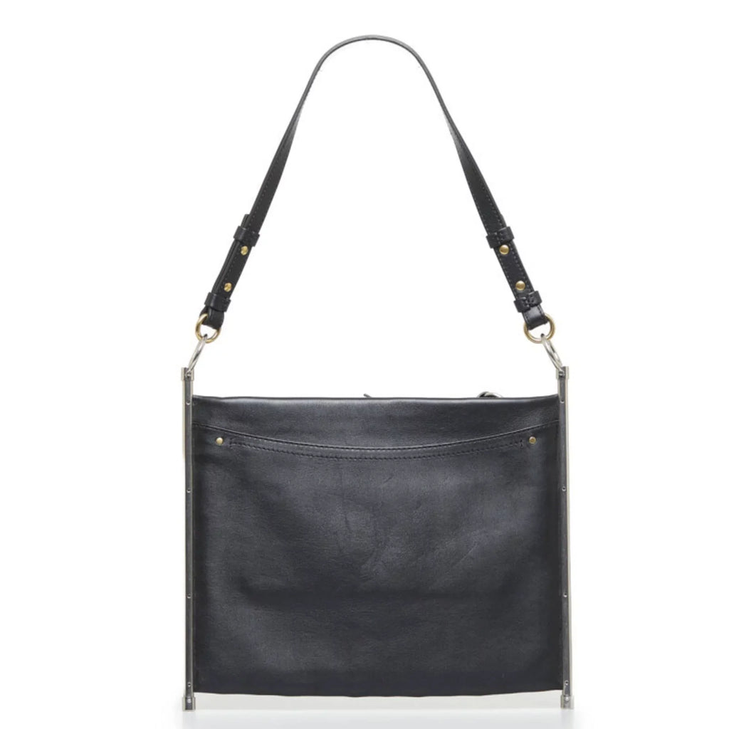 Pre-Owned Chloé Chloe Roy Handbag Shoulder Bag Black Leather Ladies (Good)