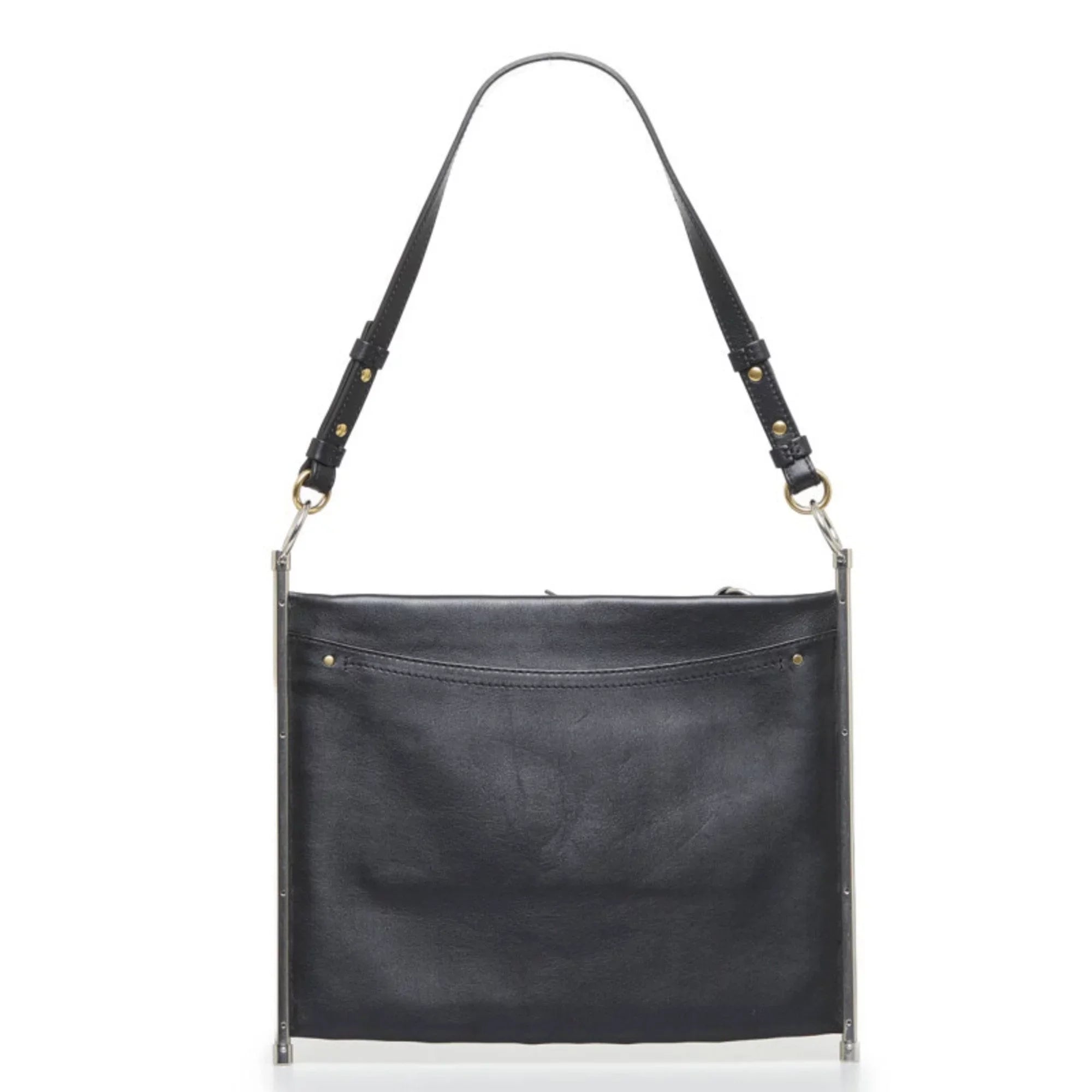 Pre-Owned Chloé Chloe Roy Handbag Shoulder Bag Black Leather Ladies (Good)