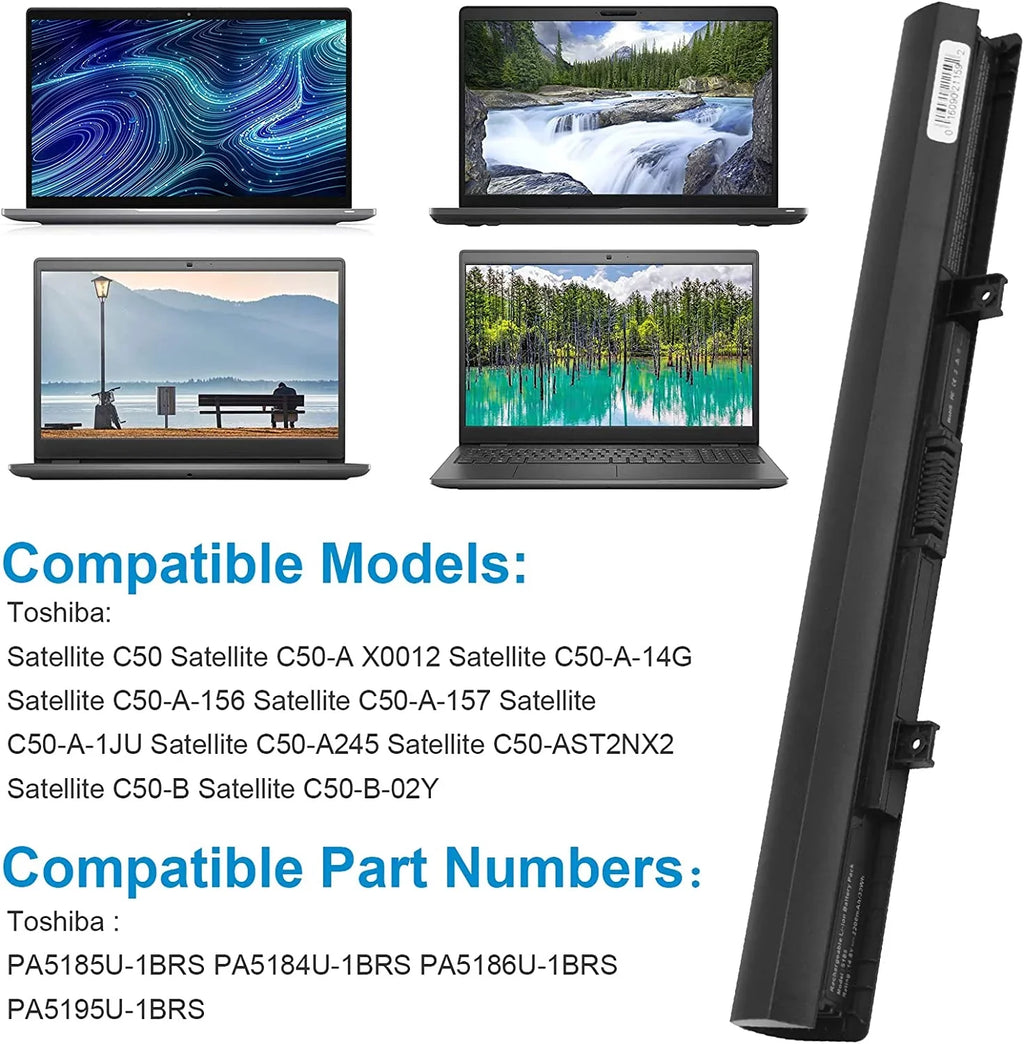 Laptop y Replacement for Toshiba Satellite C55 C55D C55T S55 S55T L55 C50-B L55T L55D C55-B C55-B5200