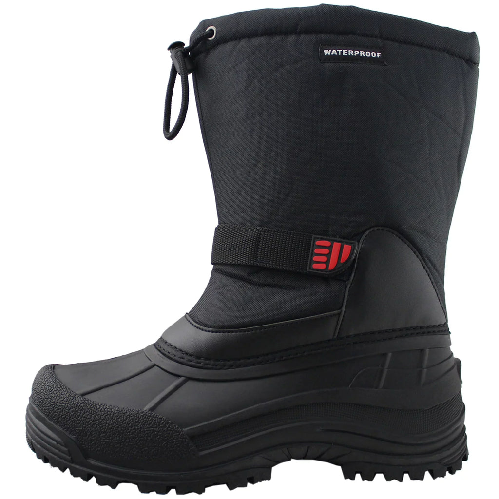Tanleewa Men's Winter Boots Waterproof Insulated Snow Boots Anti-Slip Shoe Size 11.5 Adult Male