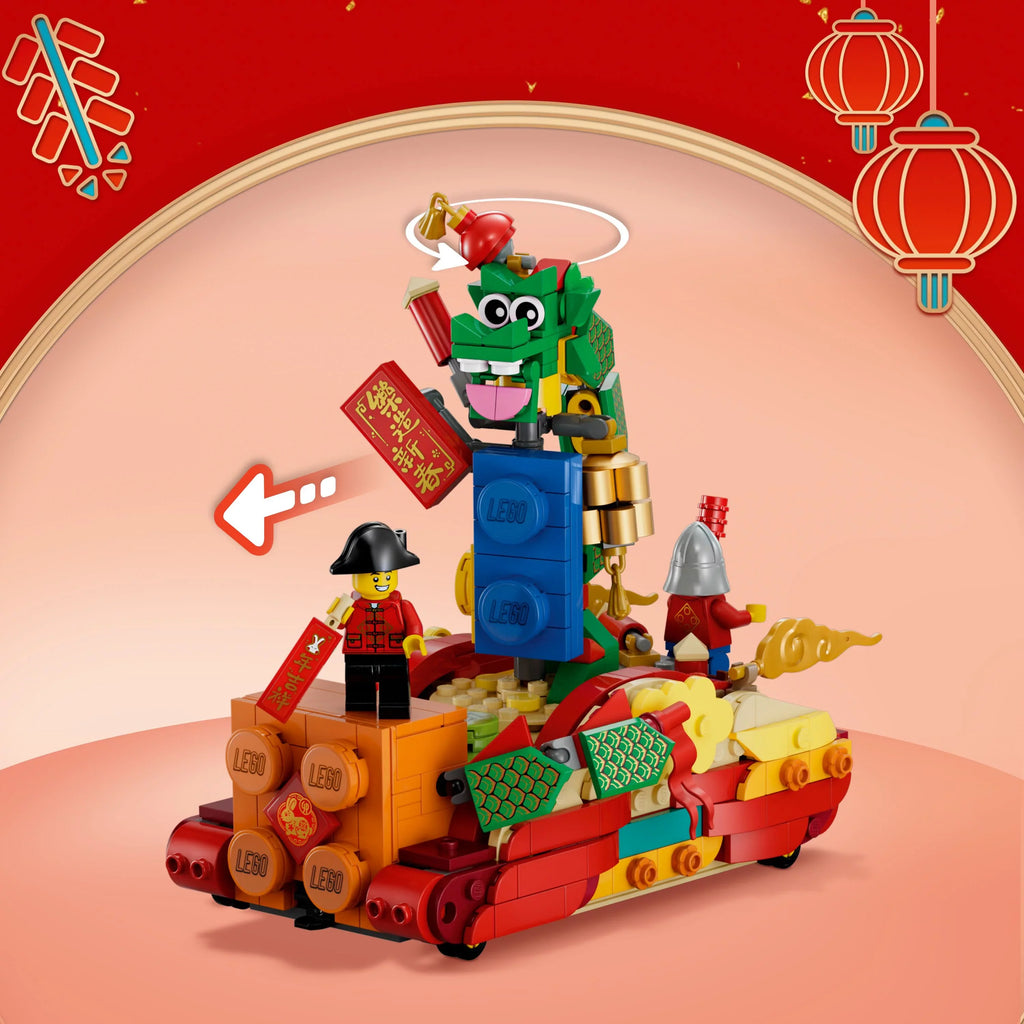 Lunar New Year Parade 80111 Building Toy Set (1,653 Pieces)