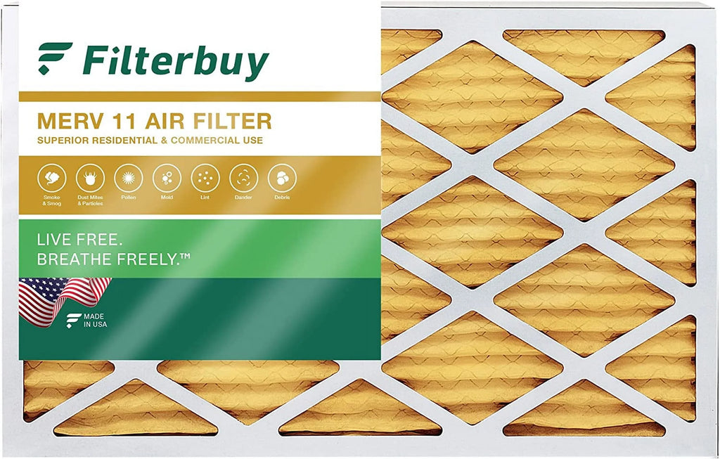 Filterbuy 20x30x1  11 Pleated   Furnace Air Filters (1-Pack)
