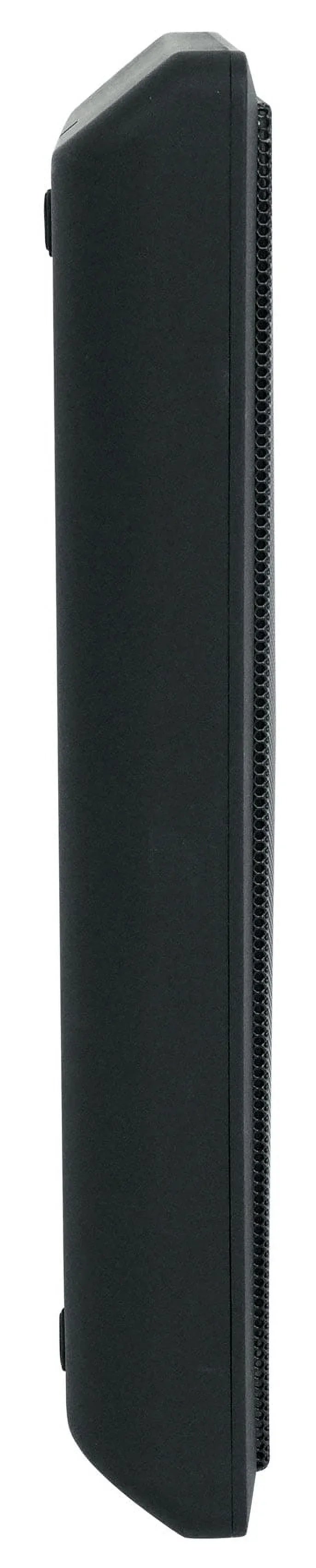 Rockville RPA40BT 4-Room Home Audio Kit Receiver+(8) Black Slim Wall Speakers