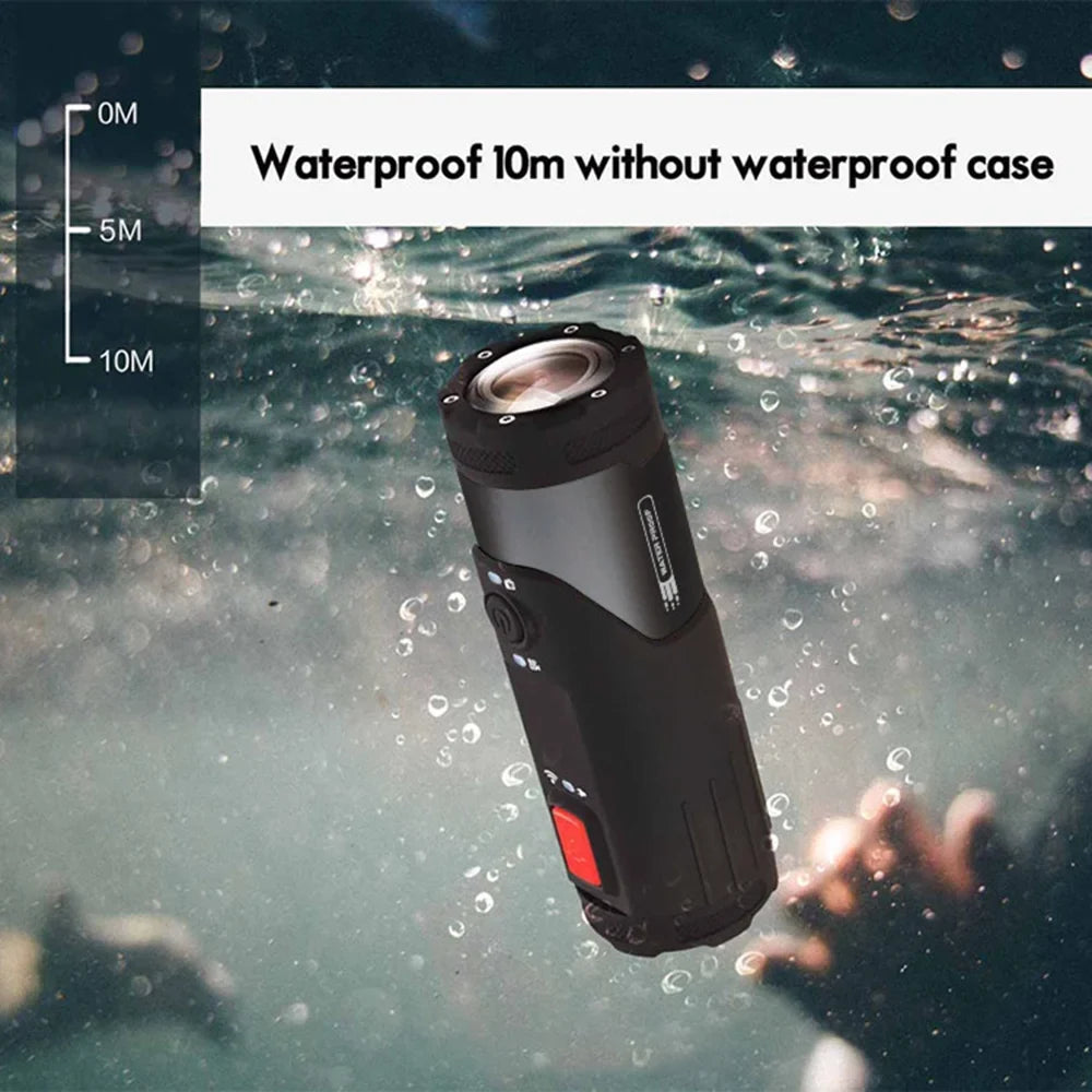 Camcorder Bike Camera 4K Action Sports Helmet Waterproof WiFi  for Head-mounted Adventure