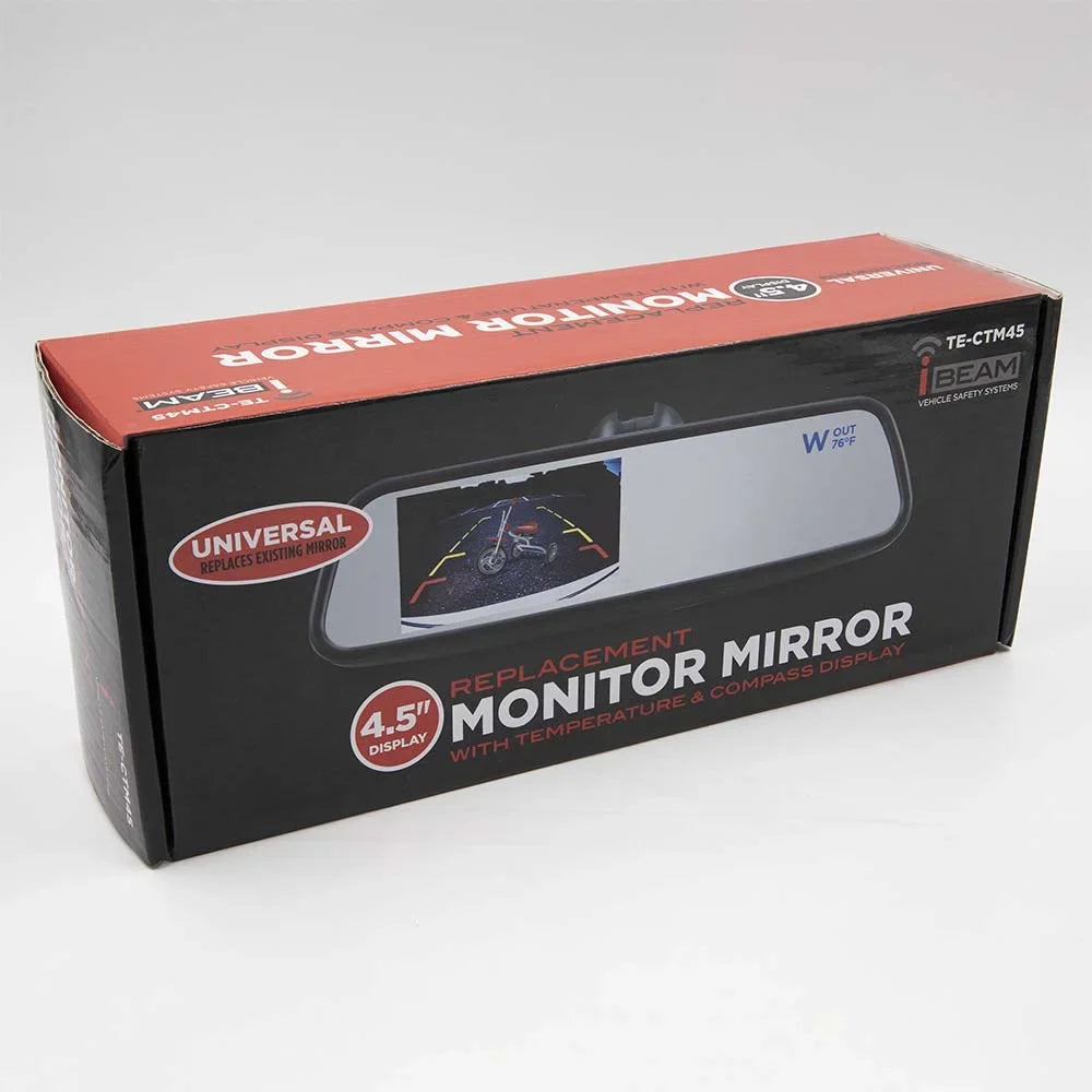 iBeam -CTM45 4.5" Compass/Temp Mirror Monitor